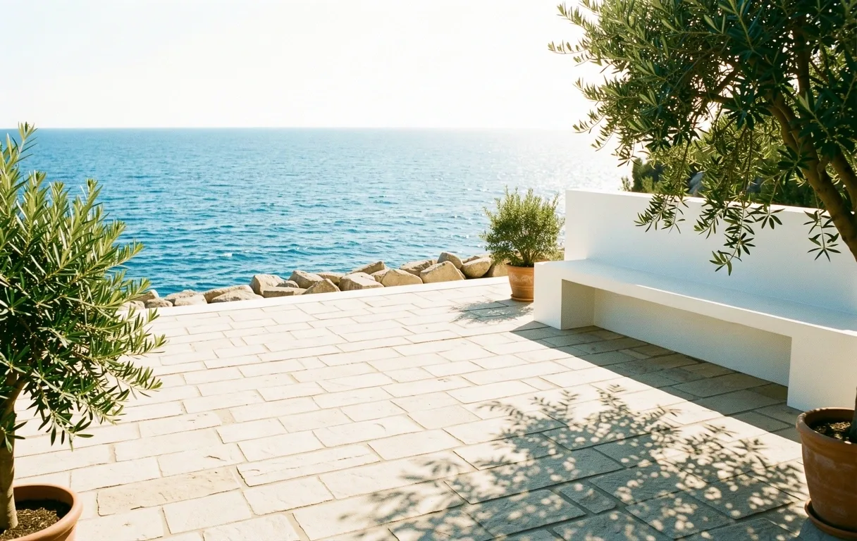 Aegean coastal horizon